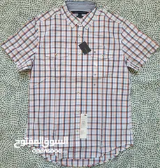  2 Original Tommy Hilfiger Men's shirt , Size : Medium, Custom fit
