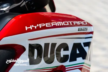  5 Ducati Hypermotard 821 with SC Project Exhaust