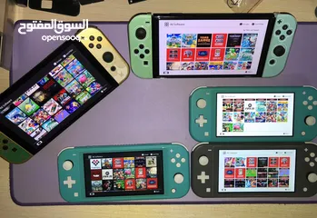  20 ننتندو سويتش لايت معدل مع 3000 لعبة Nintendo Switch Lite