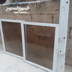  1 شباك ألمنيوم تفصيل مقاس 150/100
