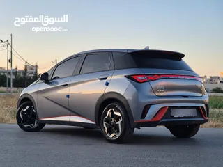  2 fashion- موديل 2022 BYD بي واي دي دولفين  لون فيراني ميتالك دهان الوكالة -5 كاميرات  فل كامل