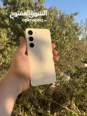  8 سامسونج اس 23 عادي 128 جيجا 8 جيجا رام جهاز بالنايلون ولا ربع خدش شريحتين فعليات