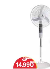  1 Electric Stand fan with auto rotate مروحة الوقوف الكهربائية مع تدوير السيارات