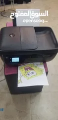  9 طابعات hp ملونة ويرلس مع سكانر وحبر جديد اصلي