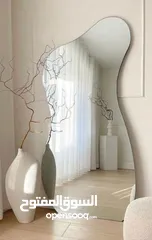  4 مرايا زجاج-جامه زجاج-مرايا حائط ديكور