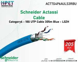  1 Schneider Cable Category6 - 10G UTP Cable 305m Blue - LSZH