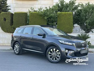  2 KIA SORENTO (SX) 2019 وارد الوكالة قاطع  مسافة 80 الف كم فل كامل اعلى صنف فحص كامل