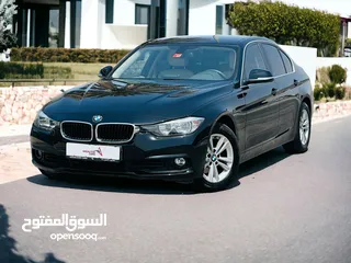  1 AED 700 PM  BMW 318I  1.5L I4  GCC  WELL MAINTAINED  0% DOWNPAYMENT