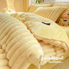  16 شرشف تخت مجوّز فرو – نعومة وفخامة بدفء ولا أروع! الشتاء عالابواب ولازمنا ألوان حلوة ودافئة