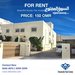  1 #REF1061    Beautiful Studio Flat available for Rent in Qurum