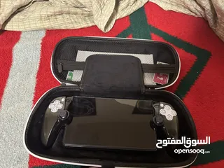  1 جهاز بلايستيشن بورتال مستعمل اشي خفيف مع شنتة مع كفر حماية