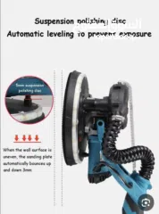  4 العنوان: اجعل جدرانك ناعمة كالحرير بجهد أقل ووقت أسرع!  وصلت الآن ماكينة حف الجدران الاحترافية