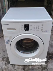  1 غساله سامسونج 7كيلو. لون ابيض مش مصلحه نضيفة مشالله عنها استعماال طلبات جامعه