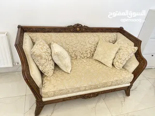  1 غرفة ضيوف زان صولد حفر يدوي 9 مقاعد صناعه محلية من معرض لجاسي السعرعند الشراء 4800 السعر المطلوب600