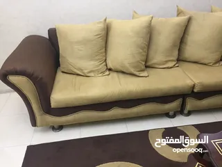  6 غرفة كورنر استعمال خفيف مع طاولاتها