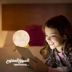  2 مصباح القمر ثلاثي الأبعاد 3D Moon Lamp