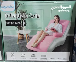  2 اريكة الشامواه النفخ المميزة لدينا سهلة الطي والنفخ والحركة ووليست ثقيلة