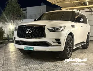  1 للجادين فقط إنفنيتيQX80 2024 فول ابشن نظيفه جداً جديده مواصفات خاصه رقم 1 وماشيه فقط 4000 كيلو