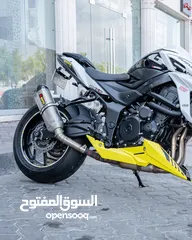  6 سوزوكي gsxs 750 موديل 2021 ممشي 7300 كيلو عليها قزوز اكرابوفيك السعر 28 الف