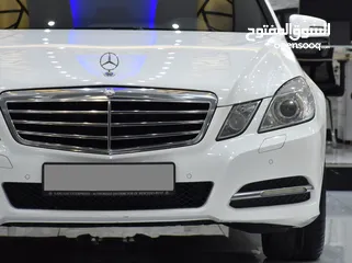  15 Mercedes Benz E300 ( 2013 Model ) in White Color GCC Specs