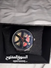  1 ساعة شكل عجل سيارة متحرك الجنط بدور