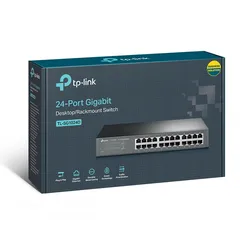  5 موزع شبكة انترنت 24 مدخل  TP-link Internet Switch 24x RJ45 Ports TL-SG1024D 1000/MBps