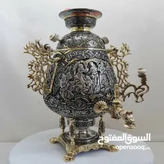  14 سماور الفحم النحاسية الفاخرة