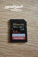  1 SanDisk Extreme Pro 64Gb