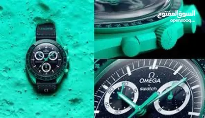  5 ساعة جديده omega & swatch