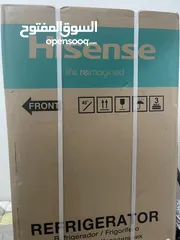  5 ثلاجة هايسنس ب بابين جديد جدا 260 لتراً  43 كيلو two-door refrigerator 260 liters  Brand new HİSENSE