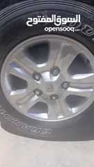  4 للبيع قطع لكزس LX  ولاند كروزر  وجنط وطنبون