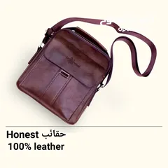  3 شنطة يد رجالية ماركة Honset - فخامة وأصالة في متناول يديك ارتقِ بإطلالتك مع شنط اليد الرجالية Honest