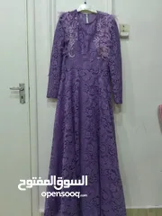  3 فستان سهره جديد مقاس 40