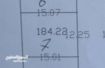  1 عقار أرض للبيع في مدينة طرابلس منطقة السراج طريق جزيرة المشتل خلف سوق زاد النافع