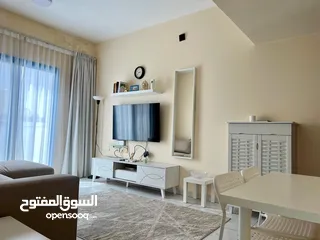  4 أوول ساكن للإيجار الشهري شقة مفروشة غرفة وصالة في عجمان منطقة الجرف