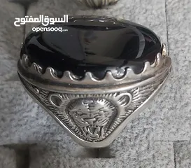  15 خواتم فضه ايرانيه 925  احجار كريمه