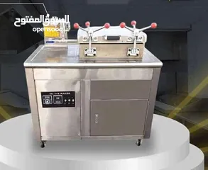  1 ماكنة بروستد غاز 5 دجاجات جديد  كهرباء 1 فاز