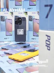  4 مستعمل ايام Ticno pop 7 رام 4 جيجا 64 متوفر توصيل والوان