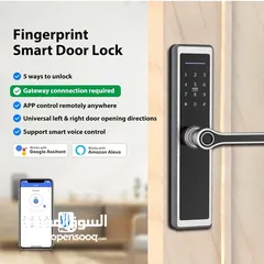  2 قفل ذكي ‏Razuvious، قفل باب ببصمة الإصبع،قفل دخول بدون مفتاح، تطبيق مجاني، بطاقة IC، للمنزل والمكتب