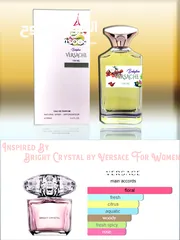  2 Paris Versache (Premium Collection) Inspired by Bright Crystal by Versace for Women, EDP 100ml