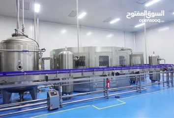  6 خطوط إنتاج وتعبئة عبوات المياه والعصير والالبان والزيوت والأدوية خط ماكينات تعبئة و تغليف