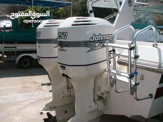  2 قارب 31 قدم للبيع مع العربه Boat 31ft for sale