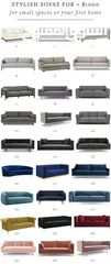  6 Sofa set living room furniture home furniture