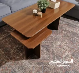  2 طاولة وسط  لغرفة جلوس/ غرفة قعدة مع طاولات خدمة جانبية