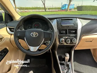  9 2019 Toyota Yaris 1.5L, GCC, 100% accident free with 3 keys and new Tires