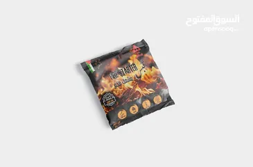  2 مشعل فحم طبيعي متعدد الاستخدامات سريع الاشتعال صناعة محلية يدوم لفترة طويلة