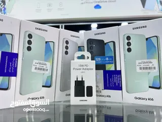  2 جهاز جديد بالكرتونة Samsung A16 رام 8 و 12 و 16 جيجا 128 و 256 مكفول بالشركة متوفر توصيل