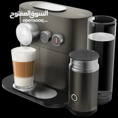  6 مكينة صنع القهوة مع خفاقة الحليب - Nespresso coffee machine