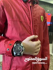  1 فيراري نبض اليد كاربون ، جلدد تمساح جديده