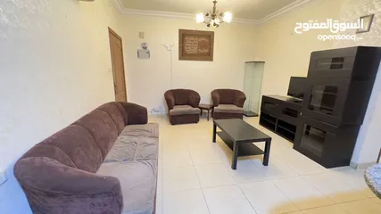  21 شقة ارضية مفروشة مجهزة بالكامل لراحتك  للايجار في ابو نصير قرب  الاسواق